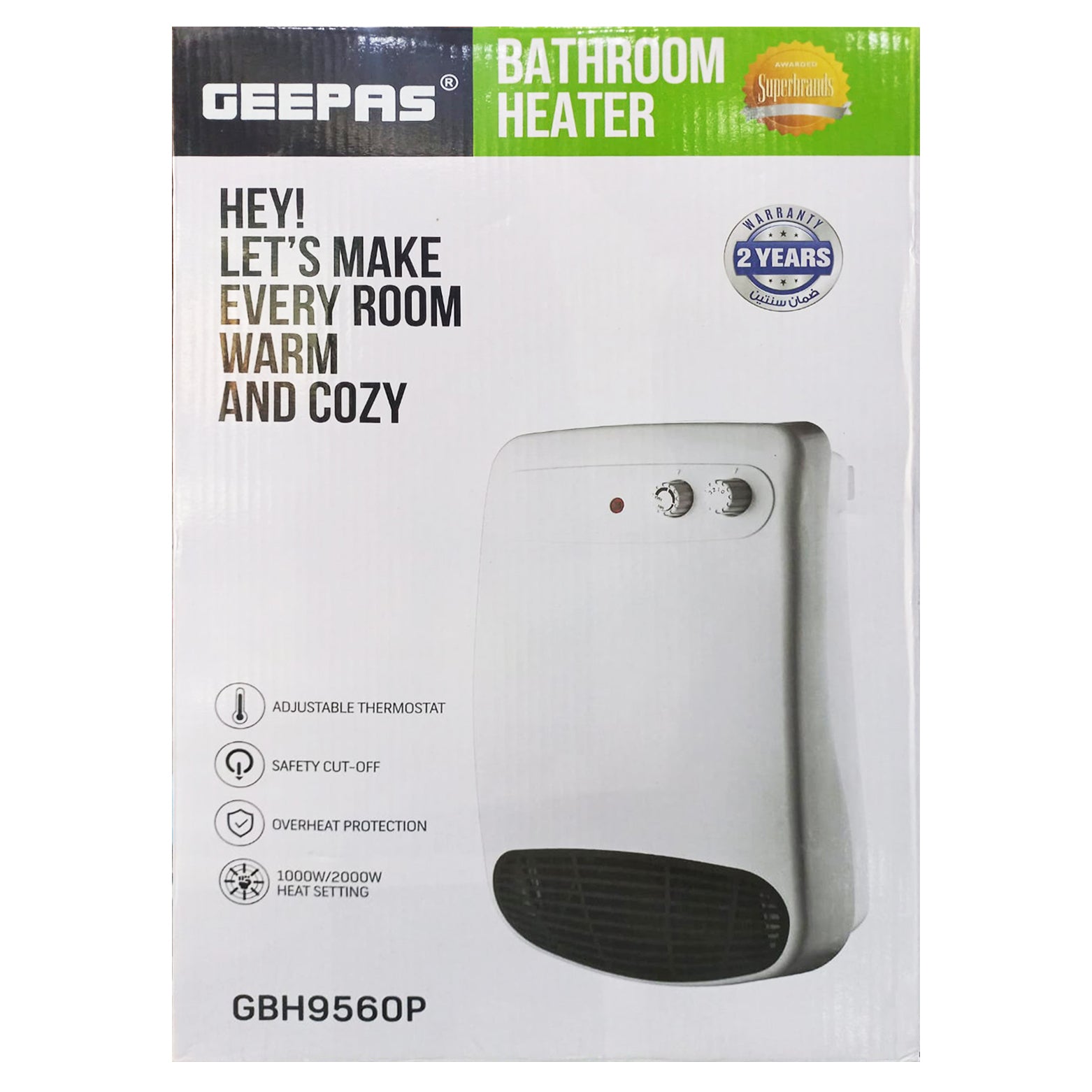 GEEPAS Bathroom Heater - xoxopk.com