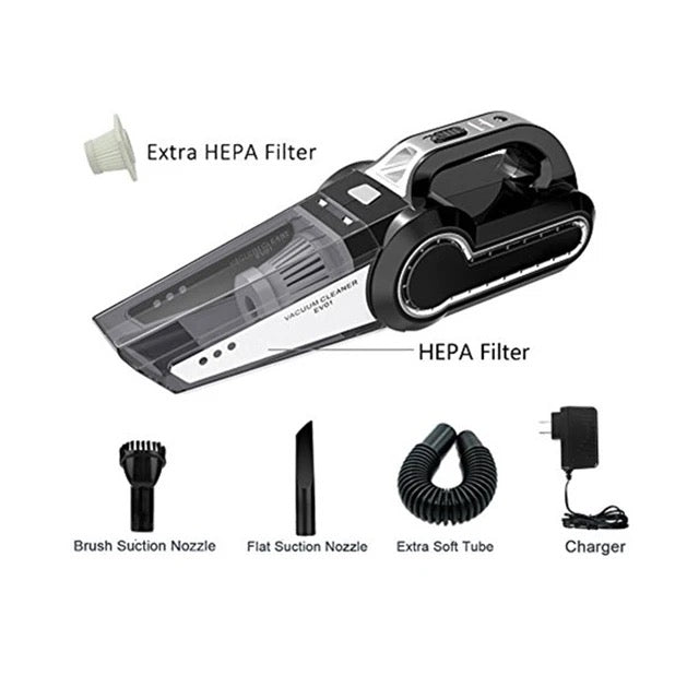 Multifunction Car Vacuum Cleaner with Inflator