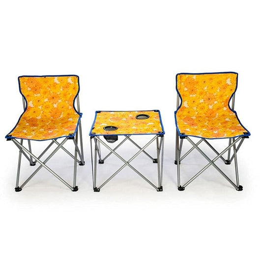 Portable Folding Table with 2 Chairs