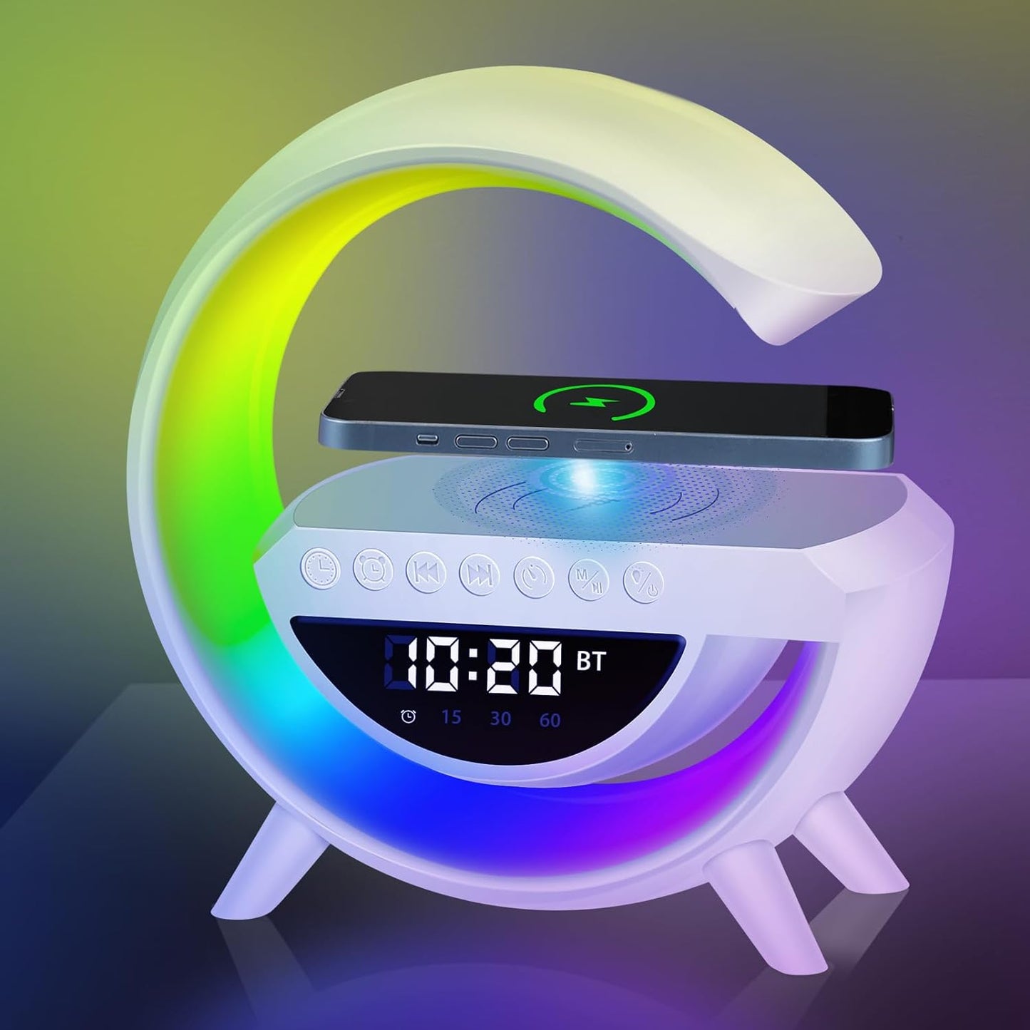 RGB Wireless Charger with Speaker