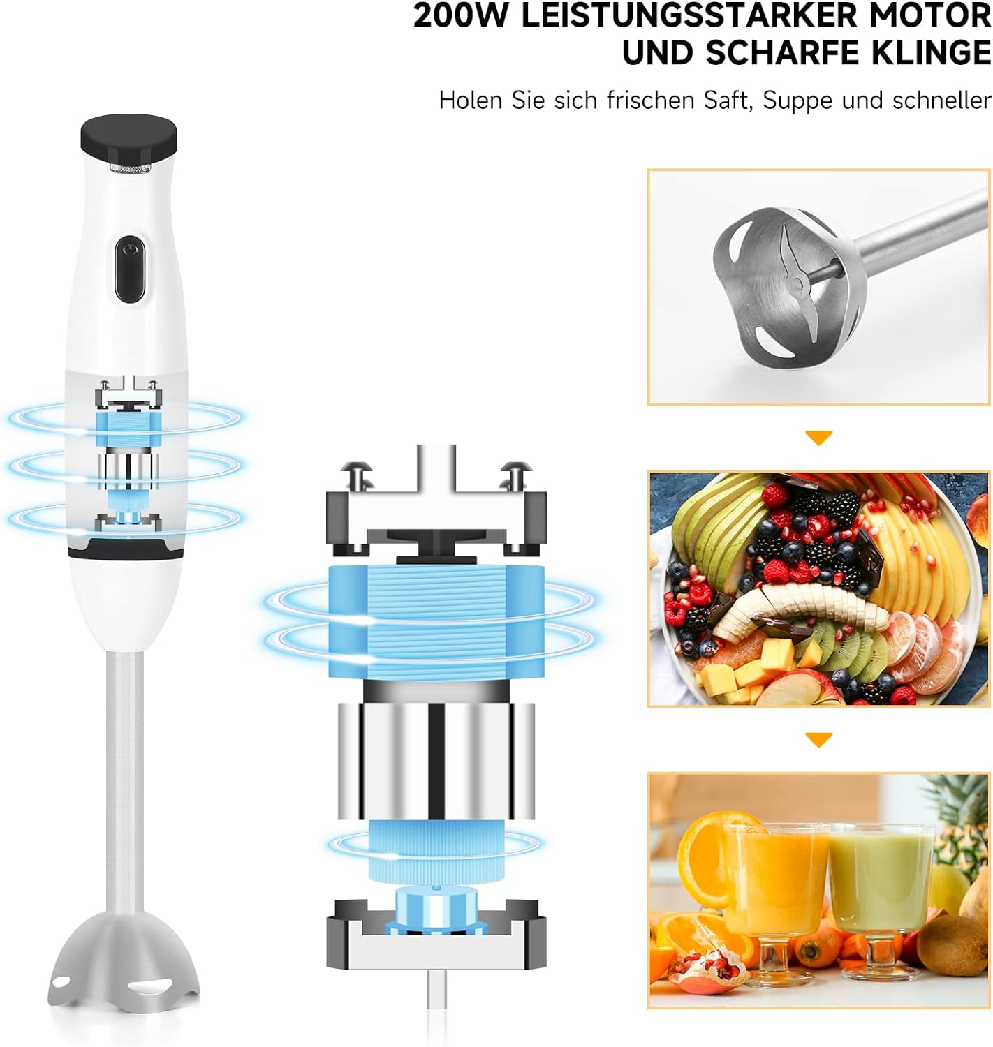 HOMELUX Small and Practical Hand Mixer