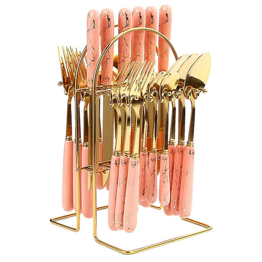 24 PCS Stainless Steel Cutlery Set