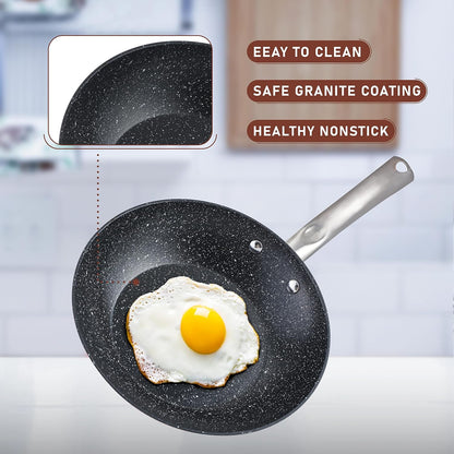 Granite Hammered 15 PCS Cookware Set