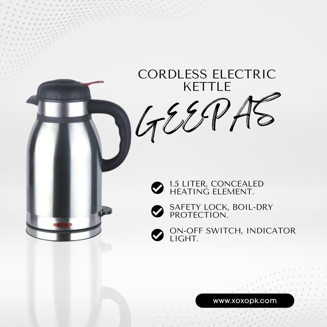 GEEPAS Electric Kettle - xoxopk.com