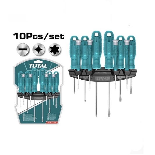 TOTAL 10Pcs precision screwdriver set