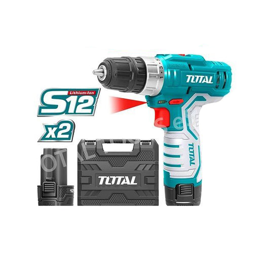 TOTAL Lithium-Ion cordless drill 12V