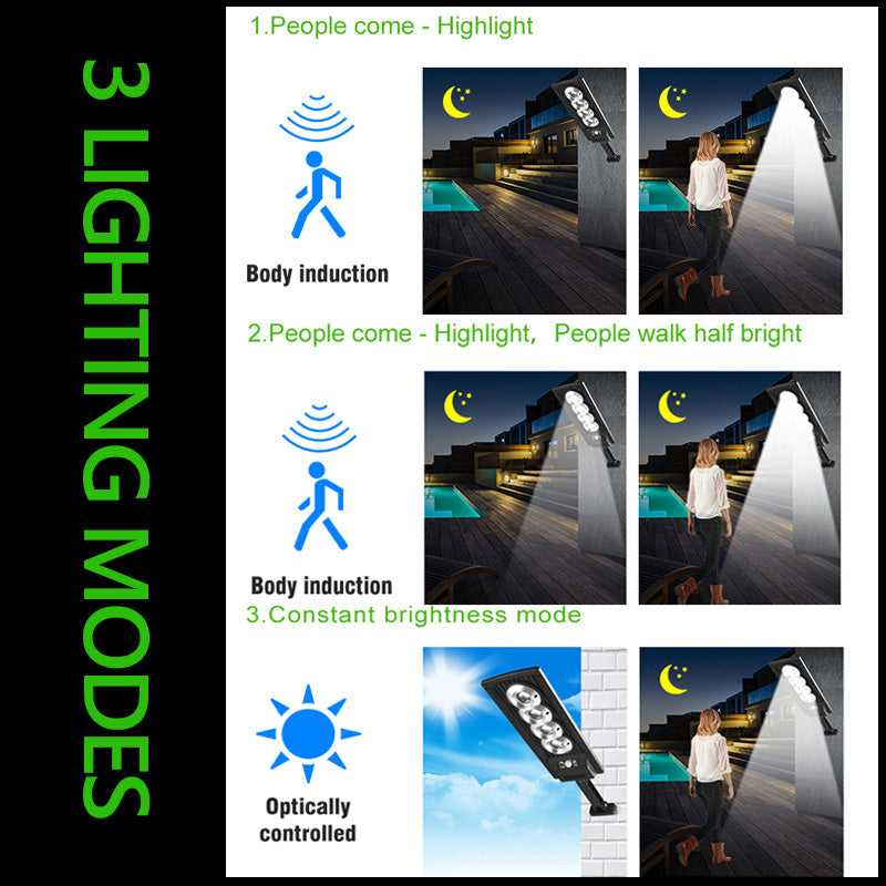 High Power Motion Sensor Solar Street Light