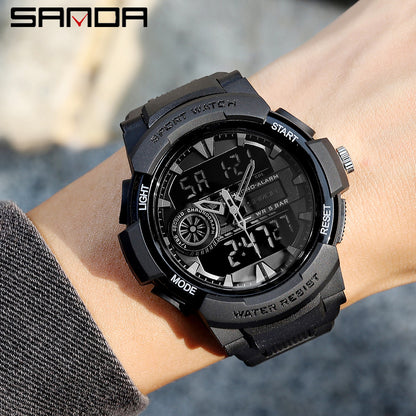 SANDA Dual Time Watch - xoxopk.com