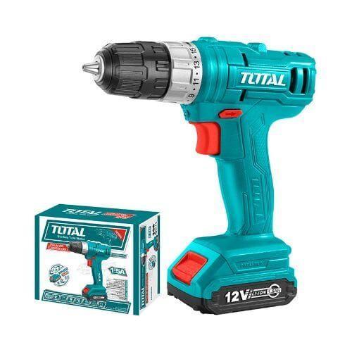 TOTAL Lithium-Ion cordless drill 12V